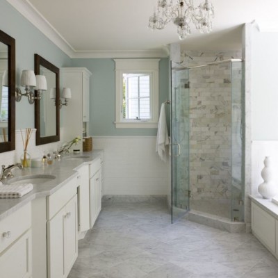 Bianco Carrara Marble Bathroom