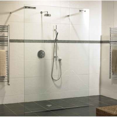 Curbless Shower with Linear Drain