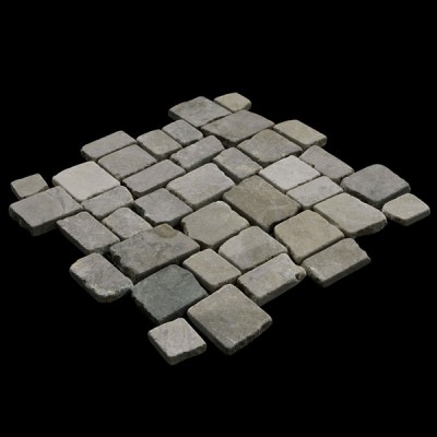 Random Squares Tan Marble