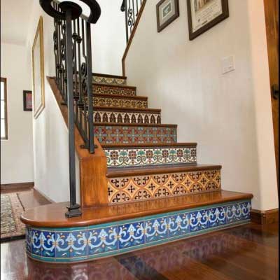 Talavera Tile Staircase