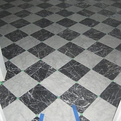 Marble design floor