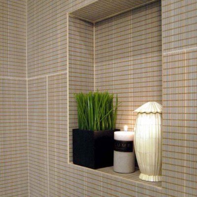 Textured porcelain tile shower contemporary
